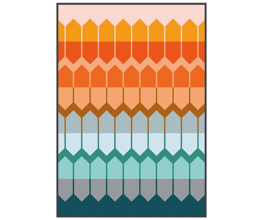 Die Macht der Farben: Der Lakehouse Quilt