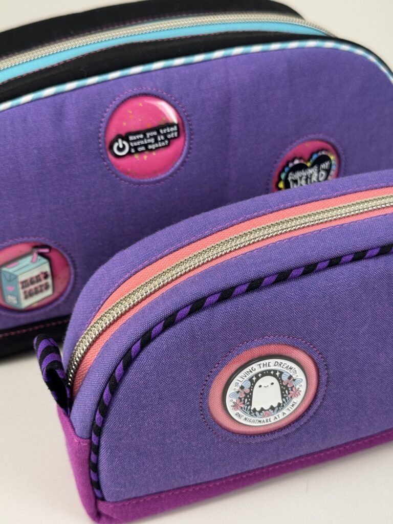 Täschchen mit Vinylfenster nähen